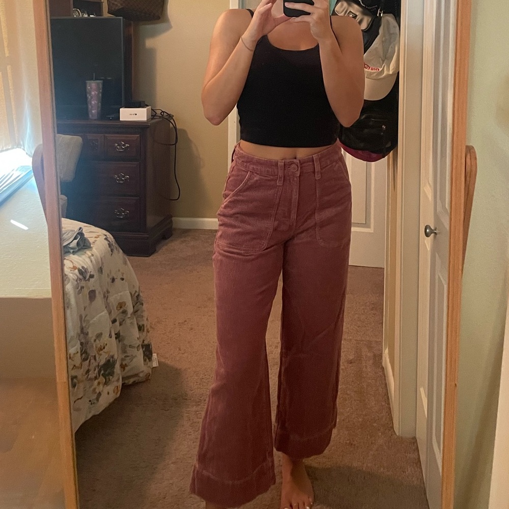 Pink Corduroy Pants
